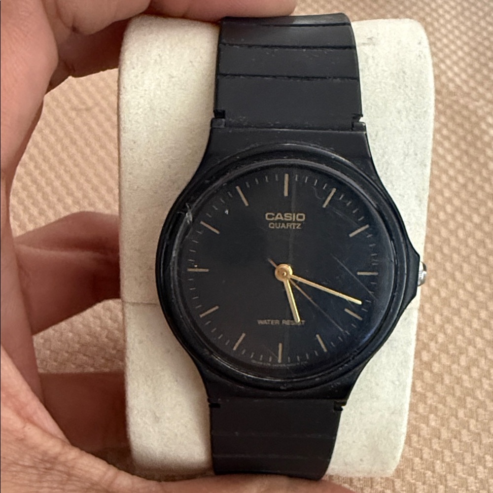 Casio Black and Gold Smartwatch